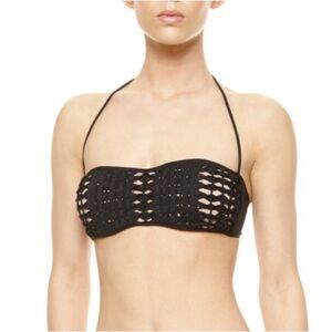 La Perla Ethno Soutache Bandeau Bikini Top NWT size 6